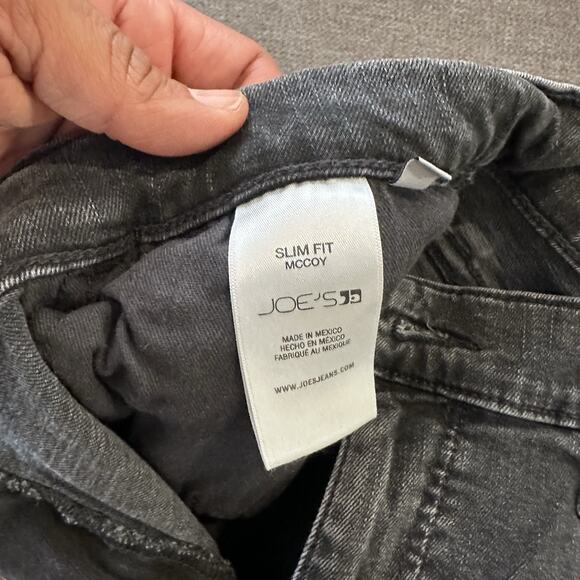 Joe’s Jeans Mens Black 36x32 McCoy Slim fit Great Condition Pre Owned - Picture 5 of 10